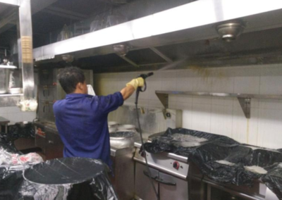 学校食堂烟罩清洗